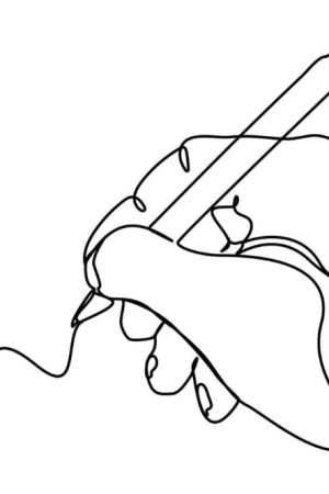 Illustration d'un main qui dessine