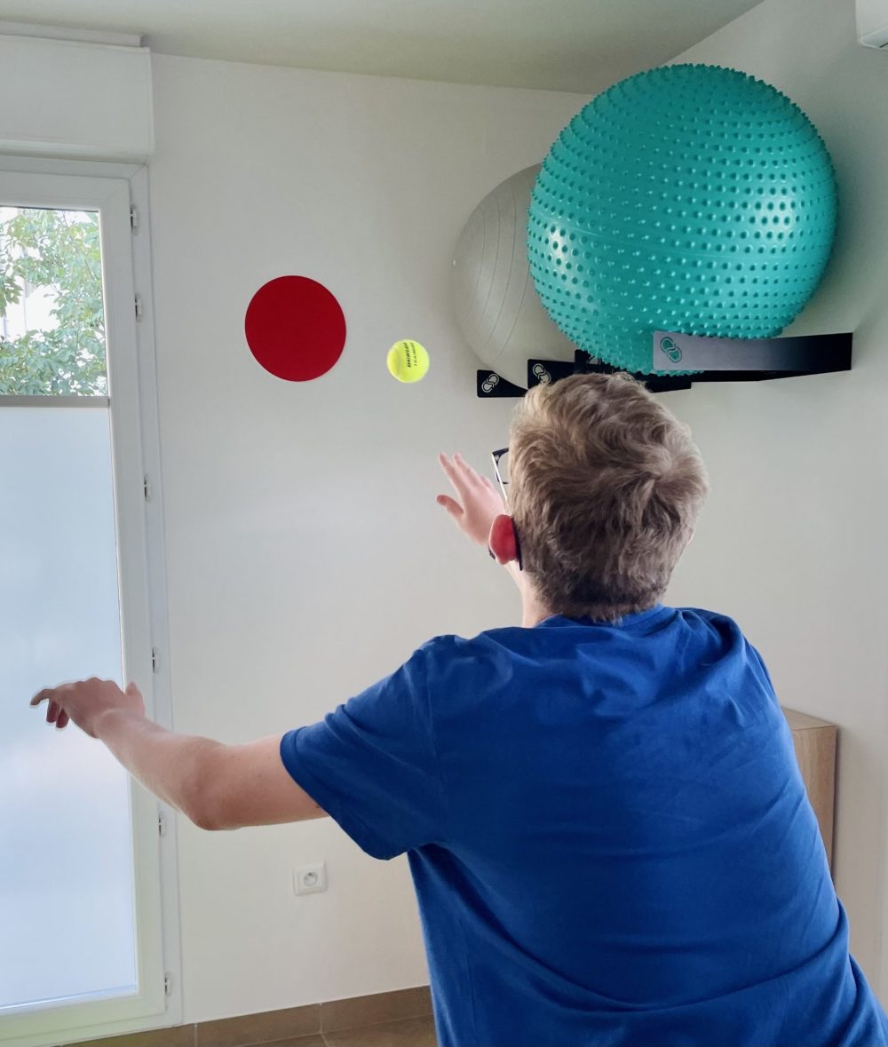 Lancer de balle sur cible