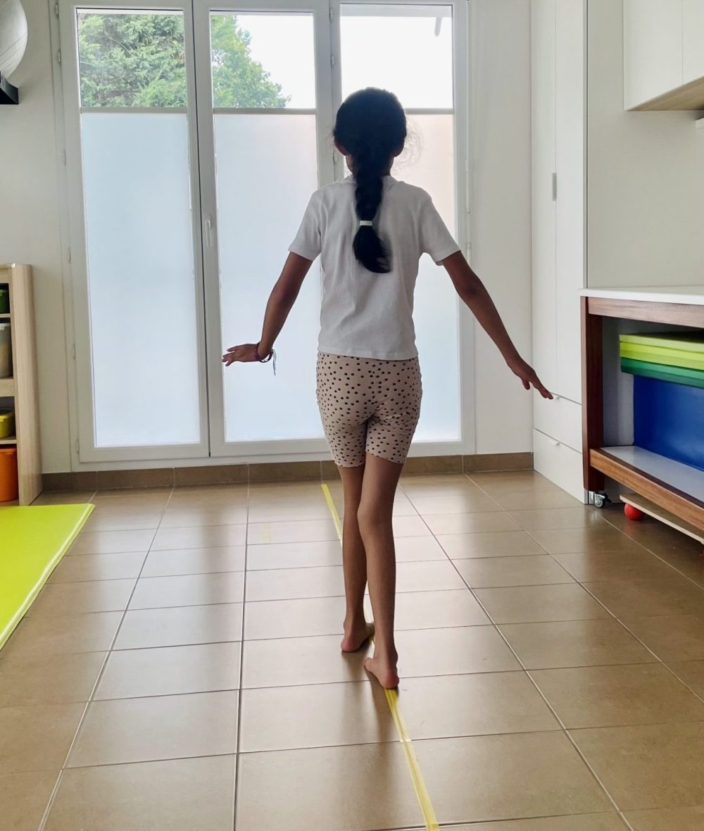 Marcher sur une ligne